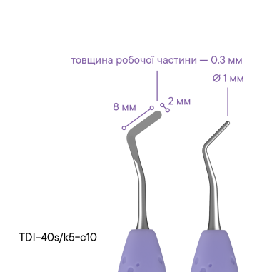 Nástroj-hladítko (kapka) TYPE 12 - TDI-40s/k5-c10 - Meddins