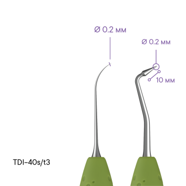 Гладилка для моделирования фиссур TYPE 3 - TDI-40s/t3 - Meddins