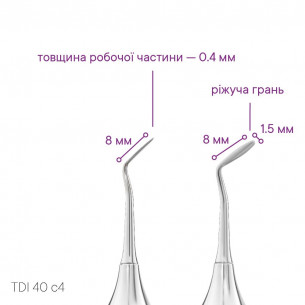 Штопфер двусторонний (цилиндрический) TYPE 5 - TDI-50/с18-15 - Meddins 2