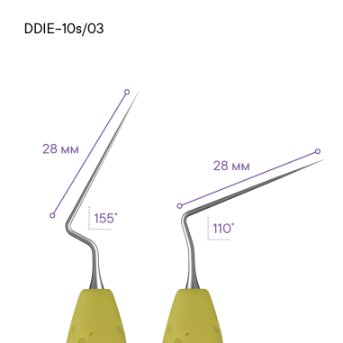 Endodontická sonda TYPE 3 - DDIE-10s/03 - Meddins