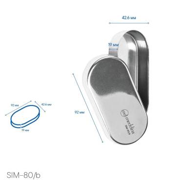 Бокс для стоматологических боров с крышкой - SIM-80/b - Meddins