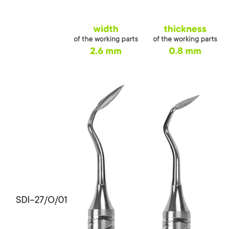 Nůž parodontologický Orban TYPE 1 - SDI-27/O/01 - Meddins