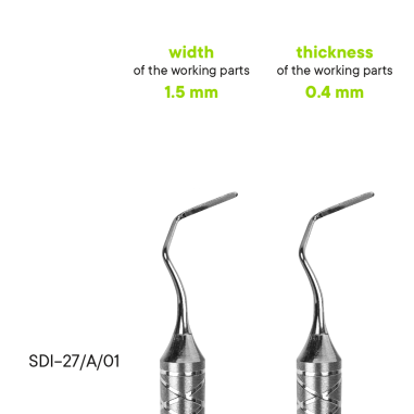 Ніж пародонтологічний Allen TYPE 1 - SDI-27/A/01 - Meddins