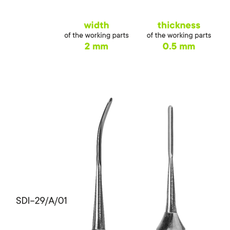 Raspatorium Allen TYPE 1 - SDI-29/A/01 - Meddins