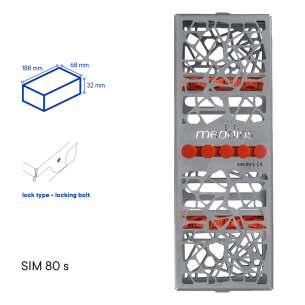 Кассета для стерилизации инструментов - SIM-80/c/5 - Meddins 2