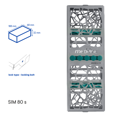 Лоток для стерилизации инструментов TYPE 1 - SIM 80 s - Meddins