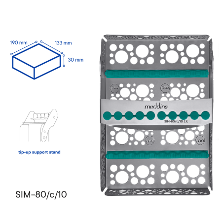 Kazeta na sterilizaci nástrojů - SIM-80/c/10 - Meddins