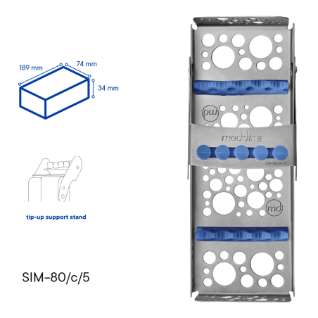 Kazeta na sterilizaci nástrojů - SIM-80/c/5 - Meddins