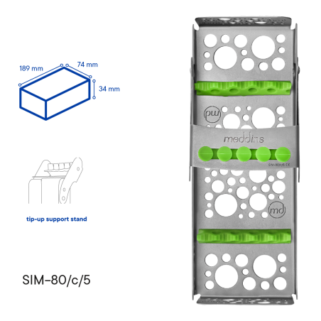 Кассета для стерилизации инструментов - SIM-80/c/5 - Meddins