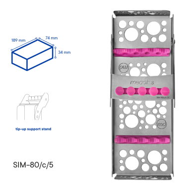 Кассета для стерилизации инструментов - SIM-80/c/5 - Meddins