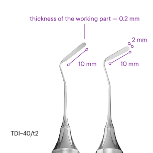 Штопфер-гладилка TYPE 12 (каплевидная) - TDI-40/k5-c10 - Meddins 2