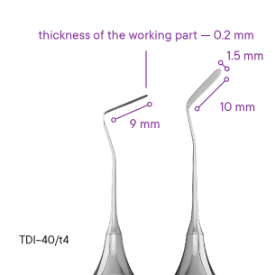 Dentální špachtle - TDI-70s - Meddins 2