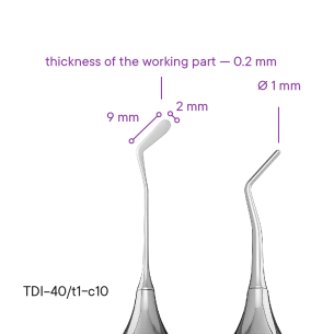 Шпатель стоматологический - TDI-70s - Meddins 2