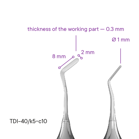 Hladítko TYPE 12 (kapkovitý) - TDI-40/k5-c10 - Meddins