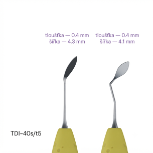 Dentální modelovací hladítko TYPE 5 - TDI-40s/t5 2