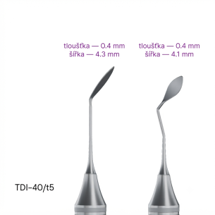 Dentální modelovací hladítko TYPE 5 - TDI-40/t5 2