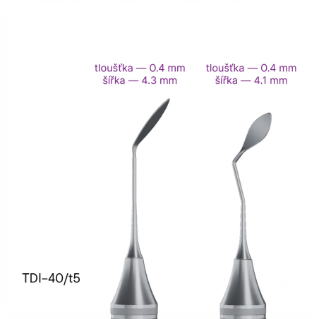 Dentální modelovací hladítko TYPE 5 - TDI-40/t5 - Meddins